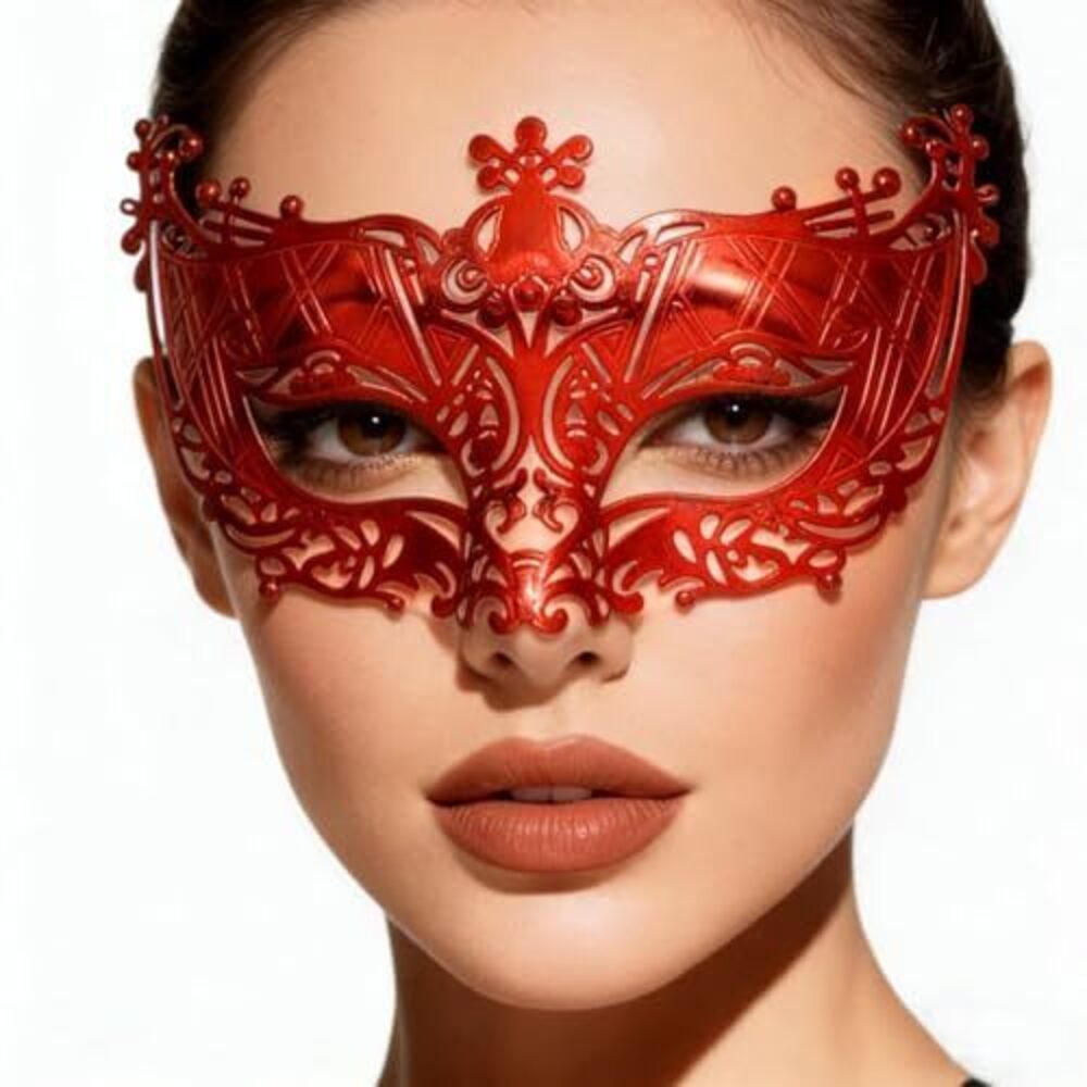 2269 Masquerade Mask Venetian Mardi Mars Mask Black Prom Ball Party Costume
